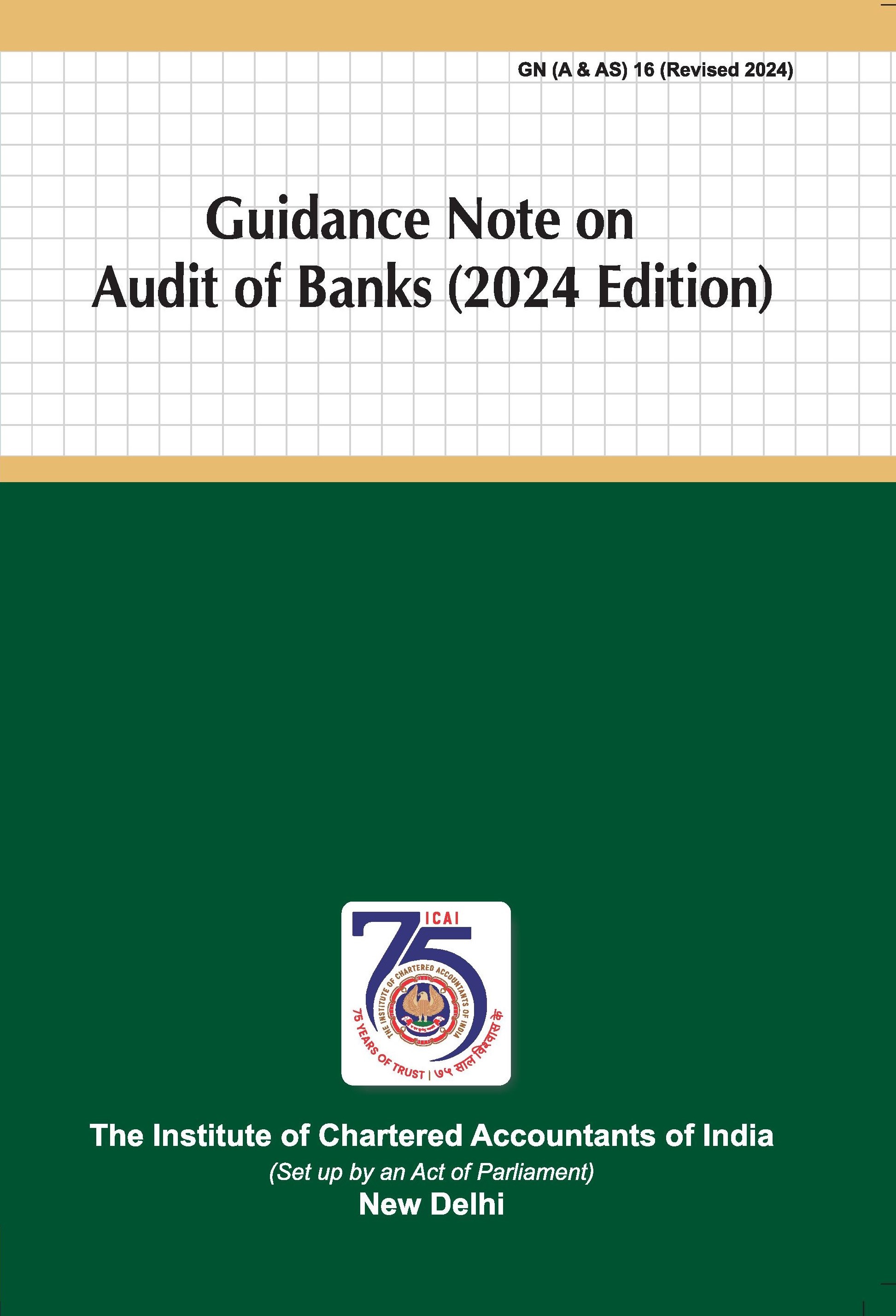 Guidance Note on Audit of Banks (Revised 2024 Edition)